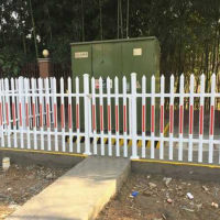 塑钢护栏小区花园水漫庭pvc围挡隔离围墙护栏庭院