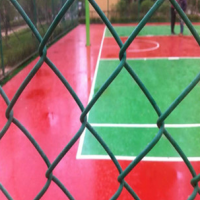 低碳钢丝勾花球场围栏学校操场体育场防护隔离球场围栏