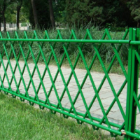 绿色安全护栏 别墅园林仿竹护栏 新农村菜地护栏