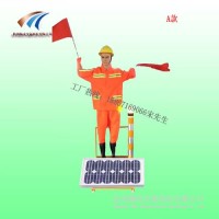 肇庆高速施工摇旗机器人 太阳能交通指挥假人 交通施工设备