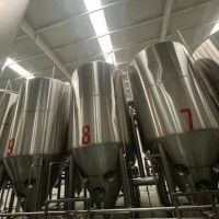 啤酒厂精酿啤酒设备 年产10吨啤酒设备 大型啤酒设备工厂