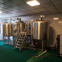 供应酒店精酿啤酒设备日产500升啤酒设备小型精酿啤酒设备厂家