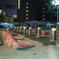 湖北电动升降路桩安装 液压升降路桩价格