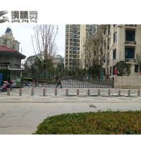 湖北小区物业路桩  湖北防撞柱 预埋式路桩