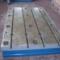湖南T型槽铸铁平台生产厂家~河北卓峻机床加工定做铆焊平板