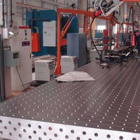 上海三维焊接工作台/卓峻机床公司订制三维柔性组合夹具