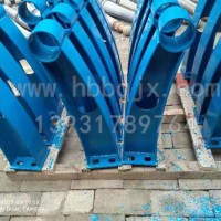 广西防撞立柱加工厂家_泊泉公司_订做铸钢护栏支架