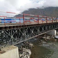 贝雷桥供应-「沧顺路桥」钢便桥/贝雷片费用@青海西宁