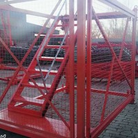 安全梯笼供应「合新建筑」施工爬梯/香蕉式爬梯规格@天津
