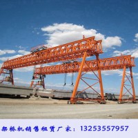 贵州黔东龙门吊租赁厂家75吨30米跨提梁机结构