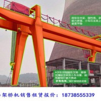江苏淮安龙门吊出租厂家50吨28米跨双主梁包厢门机
