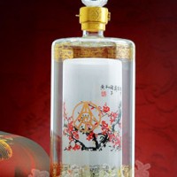 广西工艺酒瓶企业_宏艺玻璃制品公司厂家订制空心造型酒瓶