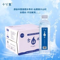 十分米含硒水含硒矿泉水饮用水商务会议常备水瓶装商务