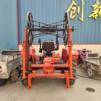 四轮绞盘 拖拉机头加装卷筒铺缆拉线车