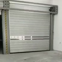 消防车库快速硬质提升卷帘门生产厂家--任丘天地华晨硬质快速门