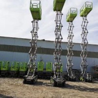 乌鲁木齐高空作业车|新疆望腾机械公司包年柴动剪叉升降车租赁
