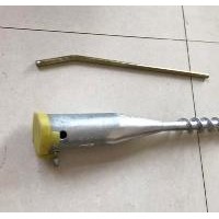 新疆地桩加工厂家~黄骅益永五金制品制造螺旋地桩N