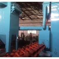 黑龙江钢管外壁抛丸机厂家/泊头兴泊铸造订做钢管外壁抛丸清理机